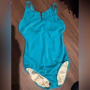 Lands End Women’s Teal One Piece Swimsuit